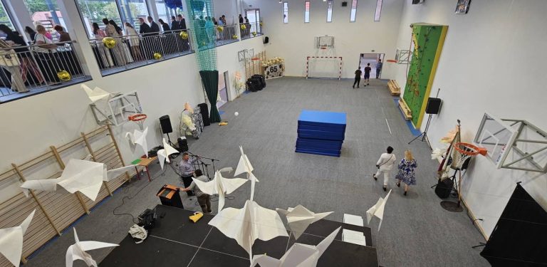 Sala gimnastyczna Ośrodka Szkolno-Wychowawczego w Bytowie (fot. Radio Gdańsk/Marcin Pacyno)