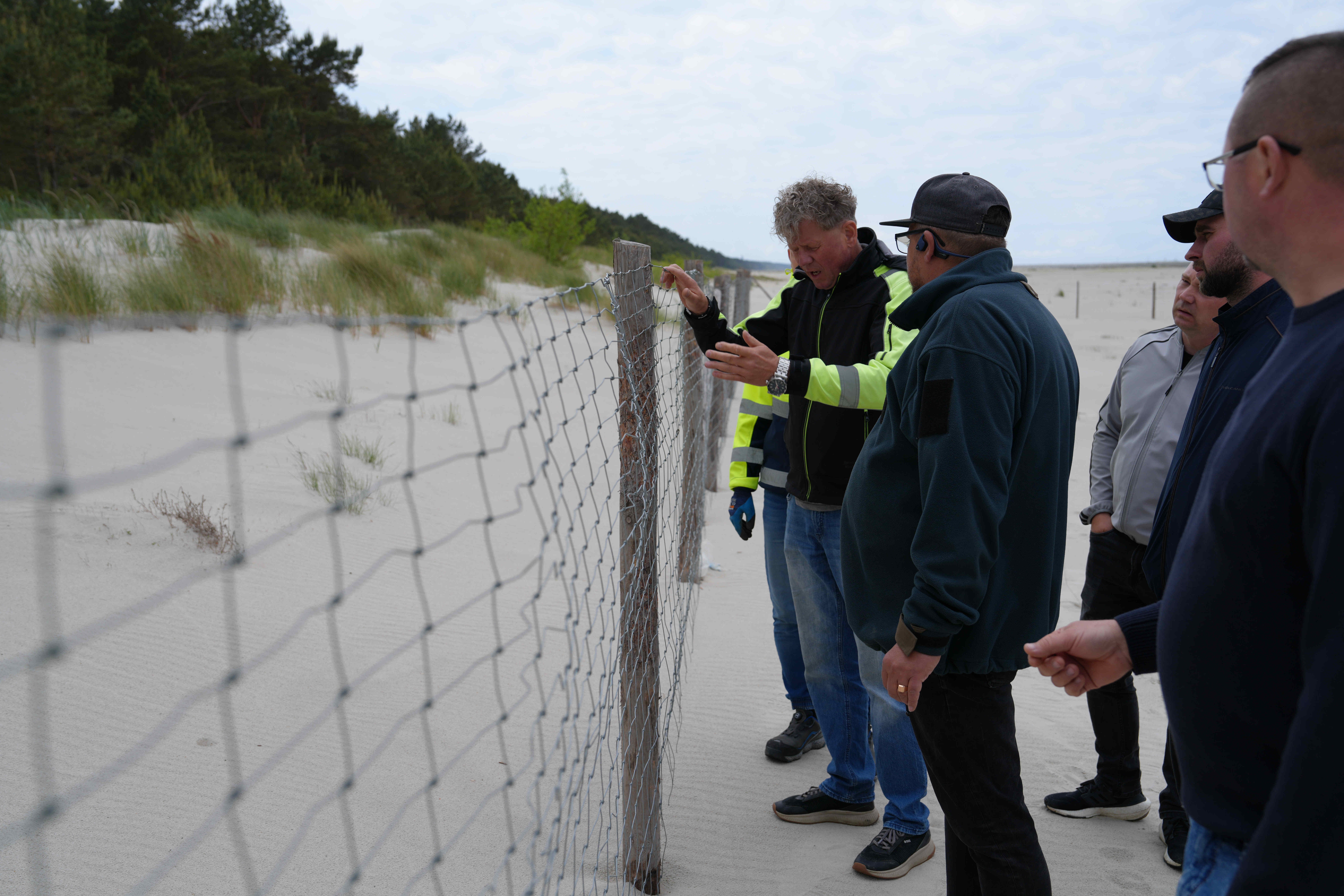 Prace na Mierzei Wiślanej mają zabezpieczyć przyrodnicze siedliska (fot. umgdy.gov.pl)
