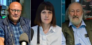 Tomasz Gawiński, Anna Dobiegała, Tadeusz Woźniak (fot. Radio Gdańsk/Martyna Krawcewicz)