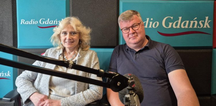 Krystyna Dobosz i Sławomir Ziemski (fot. Radio Gdańsk/Przemysław Woś)