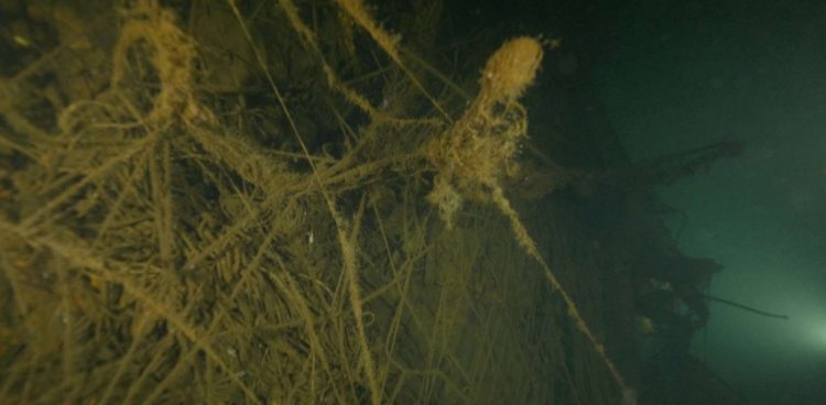 Wrak niemieckiego parowca Baltenland (fot. Facebook/Baltictech)