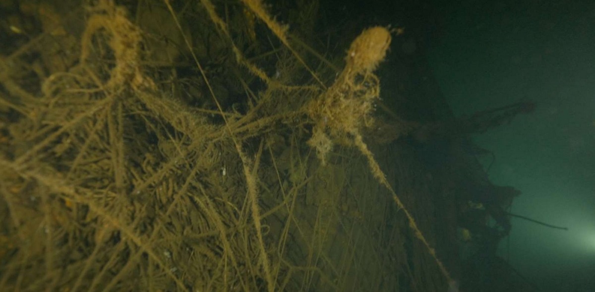 Wrak niemieckiego parowca Baltenland (fot. Facebook/Baltictech)