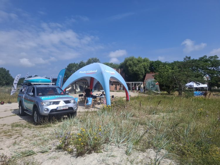 Dzień Ryby, studio plenerowe Radia Gdańsk (fot. Radio Gdańsk)