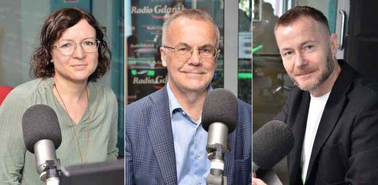 Barbara Brzezicka, Jarosław Sellin, Ryszard Świlski (fot. Radio Gdańsk/Martyna Krawcewicz)
