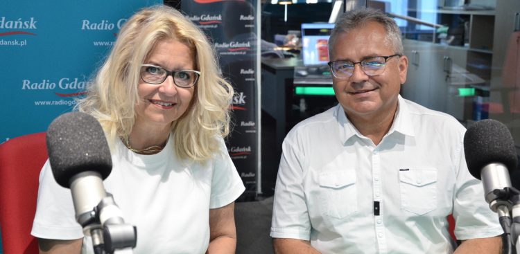 Małgorzata Tobiszewska i Piotr Górski (fot. Radio Gdańsk/Martyna Krawcewicz)