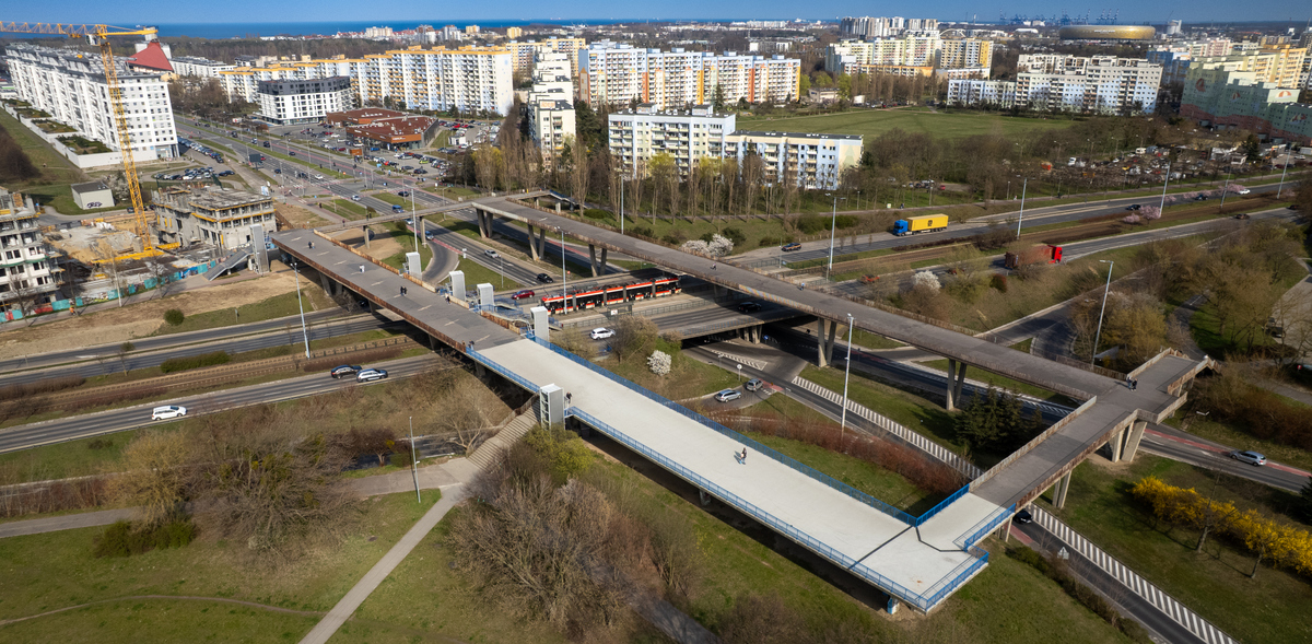 Kładka na Zaspie (fot. KFP/Paweł Marcinko)