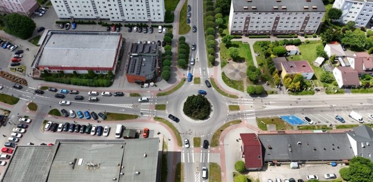 Ulica Marii Skłodowskiej-Curie w Kościerzynie (fot. Urząd Miasta Kościerzyna)