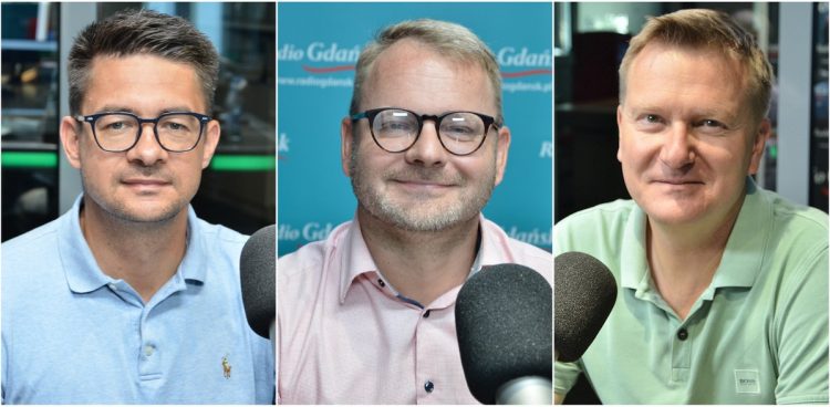 Mateusz Błażewicz, Michał Stąporek, Bartosz Tobieński (fot. Radio Gdańsk/Martyna Krawcewicz)