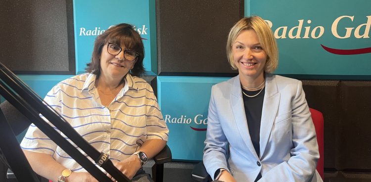 Barbara Dykier i Anna Gliniecka-Woś (fot. Radio Gdańsk/Joanna Merecka-Łotysz)