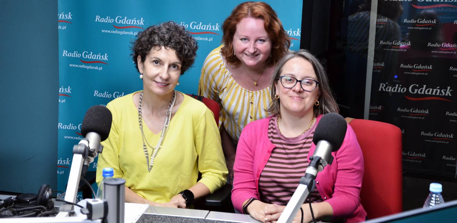 Od lewej: Agata Grenda, Marzena Bakowska, Anna Ratkiewicz (fot. Radio Gdańsk/Adrian Kasprzycki)