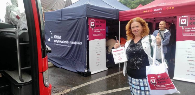 Akcja "Kolej na krew" w Gdańsku - 11.07.2025 r.(fot. Radio Gdańsk/Mateusz Czerwiński)