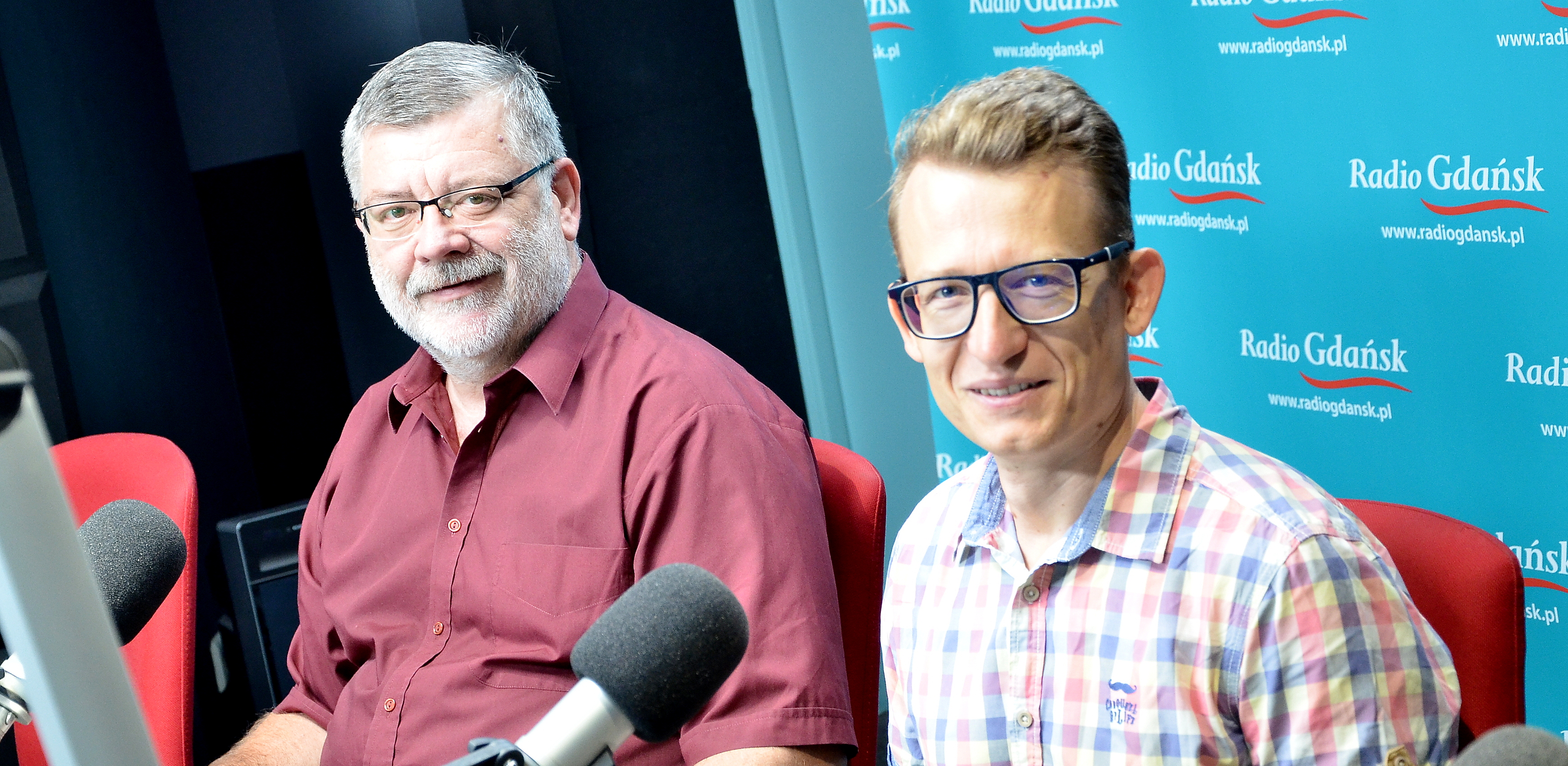 Andrzej Chmielecki i Bogusław Wieczorek (fot. Radio Gdańsk/Adrian Kasprzycki)