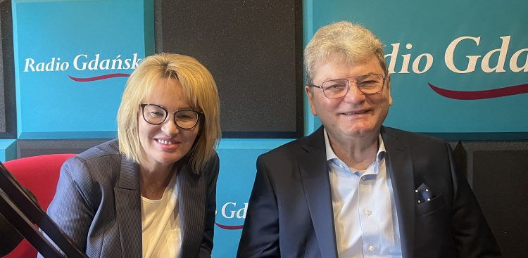 Anetta Barna-Feszak i Andrzej Sapiński (fot. Radio Gdańsk/Joanna Merecka-Łotysz)