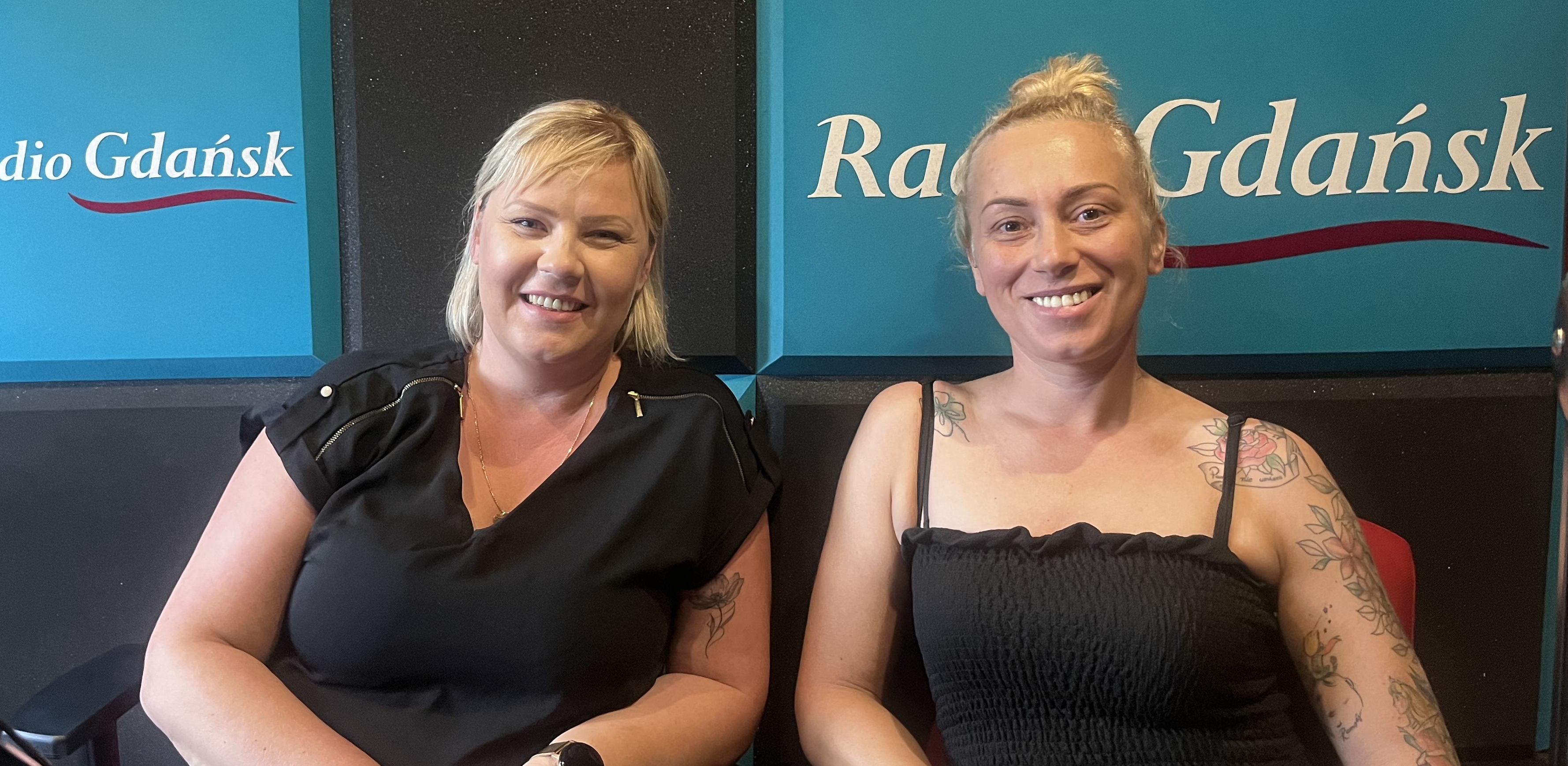 Anna Galus i Anna Tates (fot. Radio Gdańsk/Joanna Merecka-Łotysz)