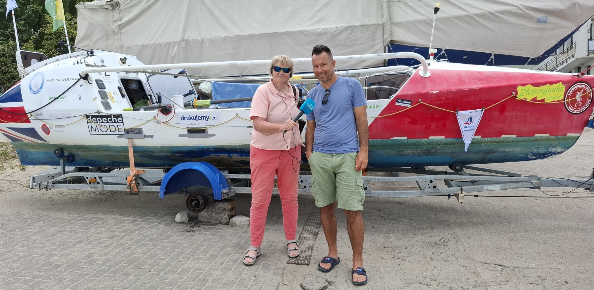 Anna Rębas i Dariusz Kotala (fot. Radio Gdańsk)