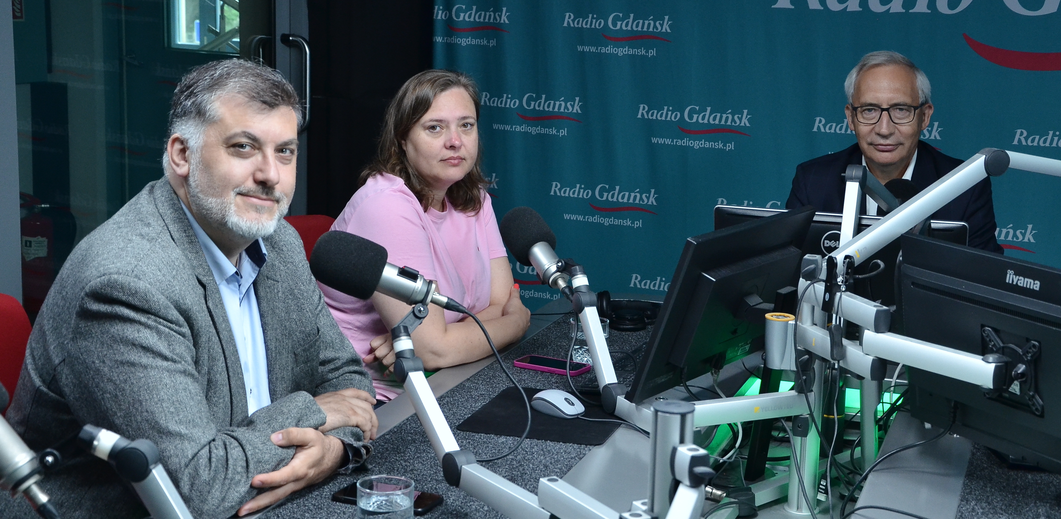 Artur Dziambor, Anna Górska i Kazimierz Smoliński (fot. Radio Gdańsk/Adrian Kasprzycki)