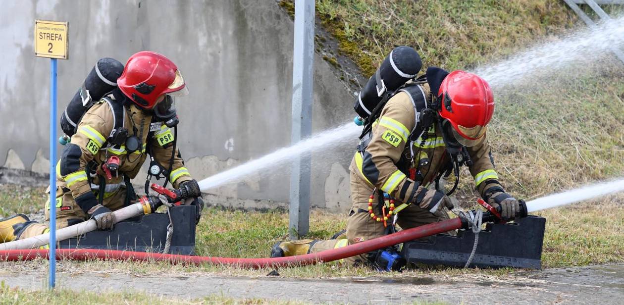 Zdjęcie archiwalne. Ćwiczenia BUT-GAZ 2024 (Fot. A. Bąkowski/KP PSP w Śremie)