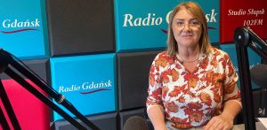 Beatą Macedońską (fot. Radio Gdańsk/Joanna Merecka-Łotysz)