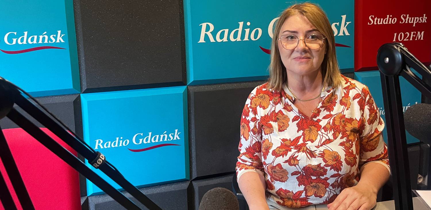 Beatą Macedońską (fot. Radio Gdańsk/Joanna Merecka-Łotysz)