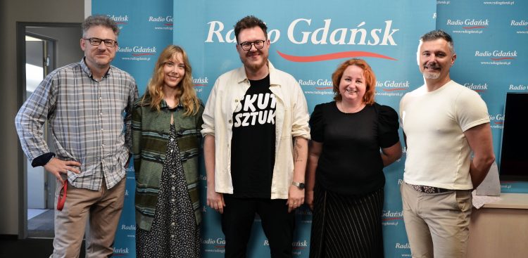 Od lewej: Paweł Czarzasty, Blanka Kamińska, Filip Ignatowicz, Marzena Bakowska, Adam Świerżewski (fot. Radio Gdańsk/Piotr Puchalski)