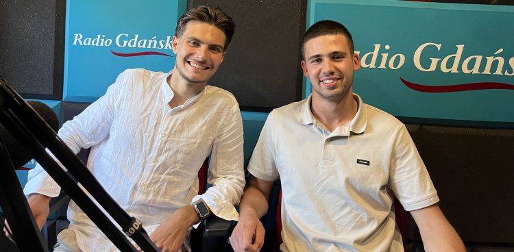 Jakub Nyk i  Antoni Małecki (Fot. Radio Gdańsk/Joanna Merecka-Łotysz)
