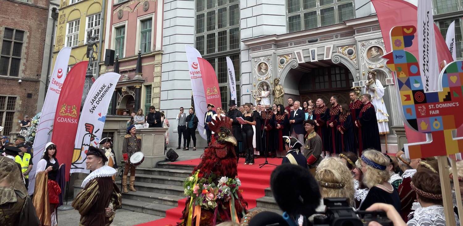 Oficjalne otwarcie 765. Jarmarku świętego Dominika (fot. Radio Gdańsk/Tymon Nieśmiałek)