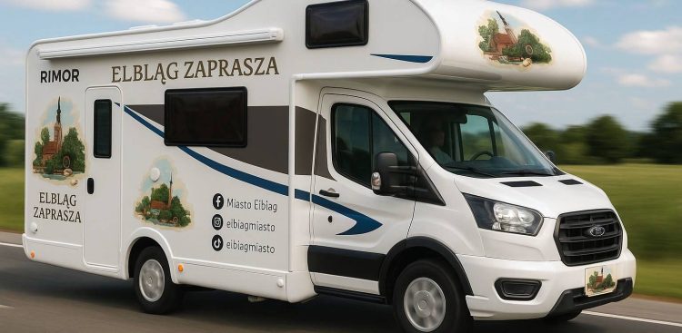 Kamper promocyjny Miasta Elbląg (fot. UM Elbląg)