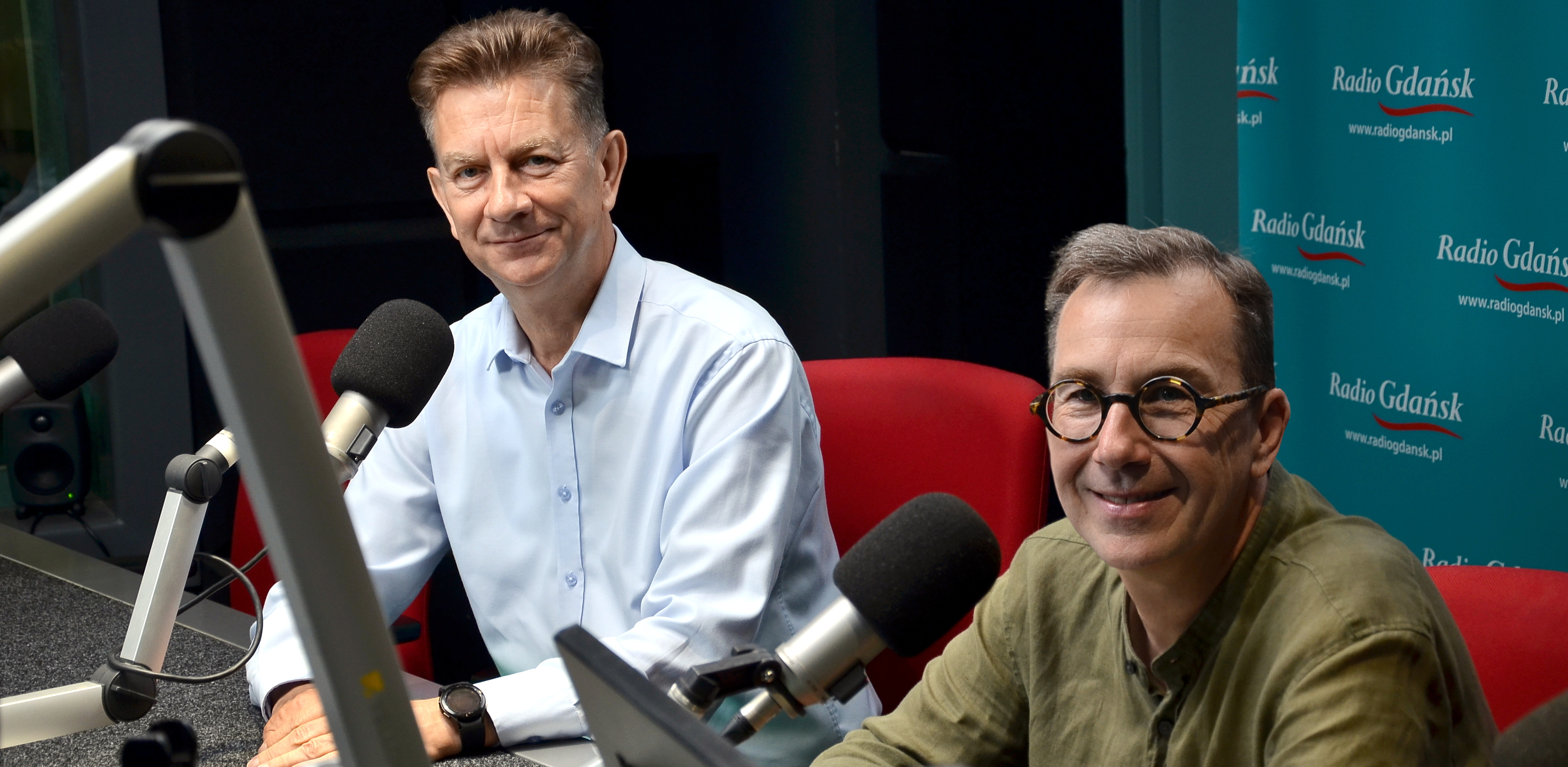 Marek Theus i Marek Trojanowicz (fot. Radio Gdańsk/Adrian Kasprzycki)