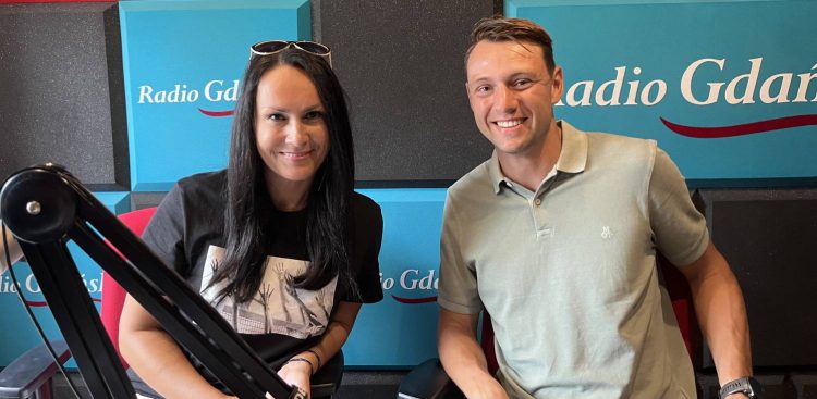 Marta Burzyńska i Mateusz Bukato (fot. Radio Gdańsk/Joanna Merecka-Łotysz)