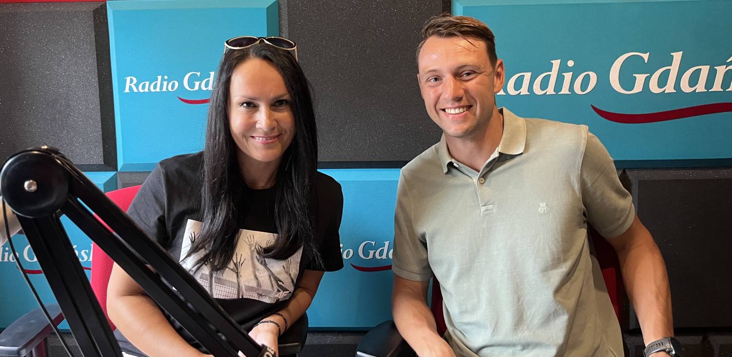 Marta Burzyńska i Mateusz Bukato (fot. Radio Gdańsk/Joanna Merecka-Łotysz)
