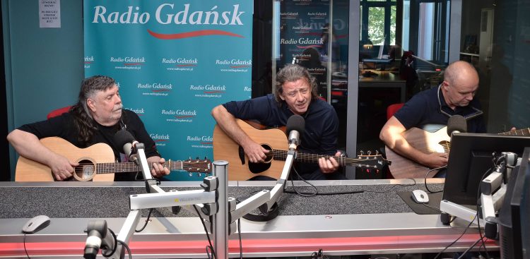Mirosław „Koval” Kowalewski, Arek Wlizło, Jakub Paluszkiewicz (fot. Radio Gdańsk/Martyna Krawcewicz)
