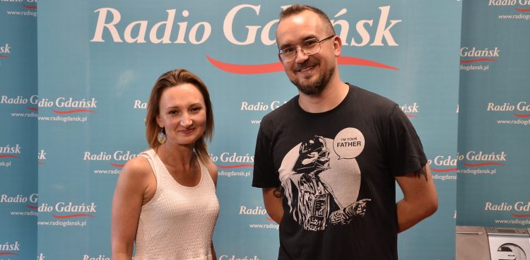 Monika Holke i Filip Jędruch (fot. Radio Gdańsk/Adrian Kasprzycki)
