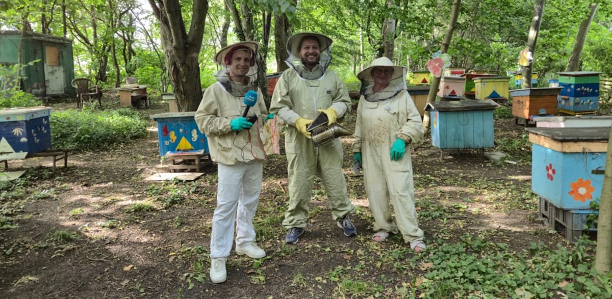 Odwiedzamy pasiekę na Żuławach, gdzie nauka łączy się z pasją