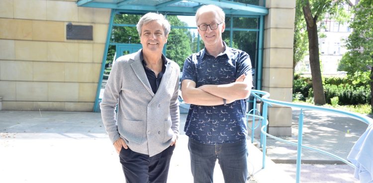 Piotr Polk i Tomasz Żółtowski (fot. Radio Gdańsk/Piotr Puchalski)