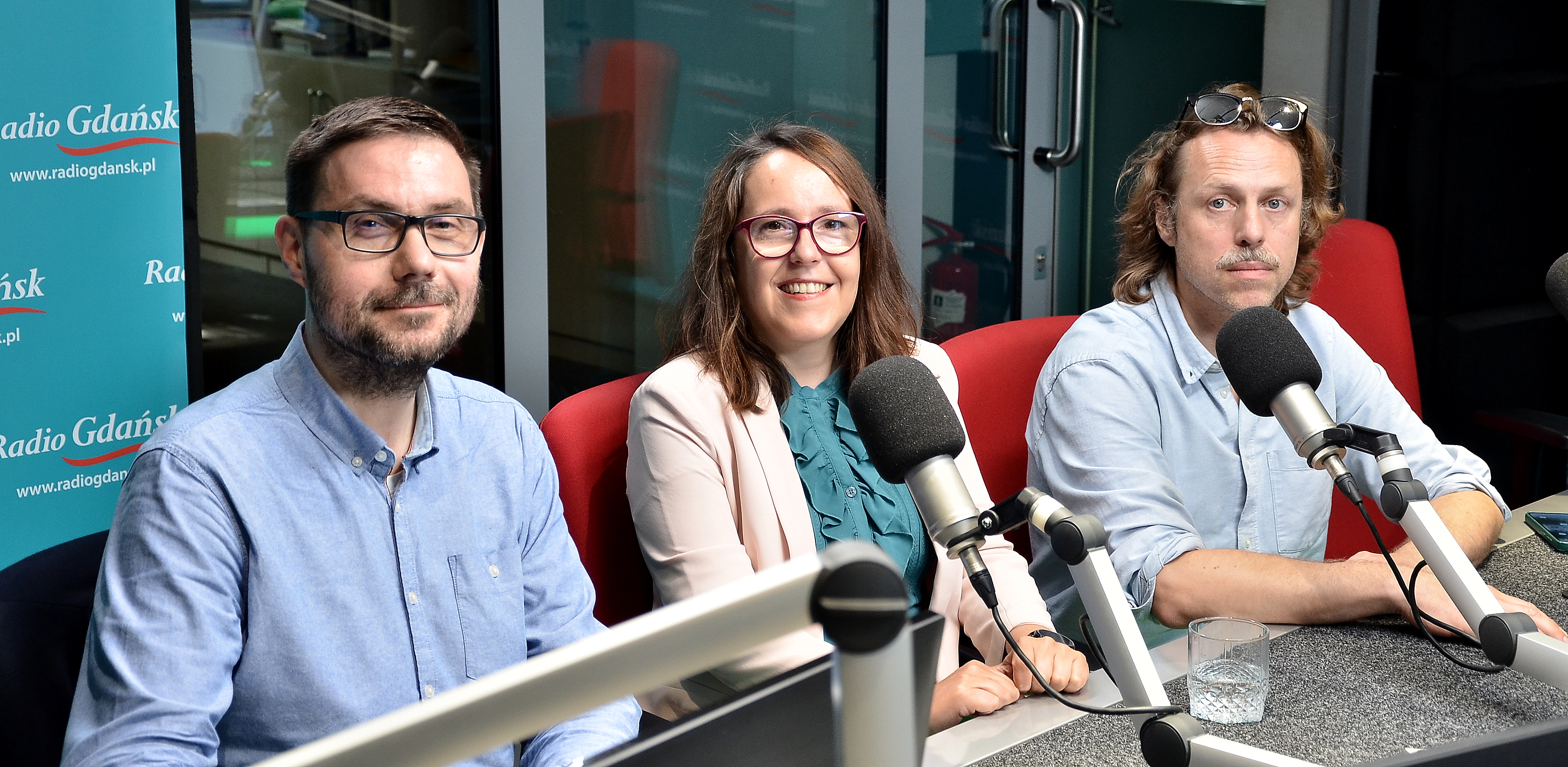 Radomir Matczak, Kamila Błaszczyk i Łukasz Piesiewicz (fot. Radio Gdańsk/Adrian Kasprzycki)