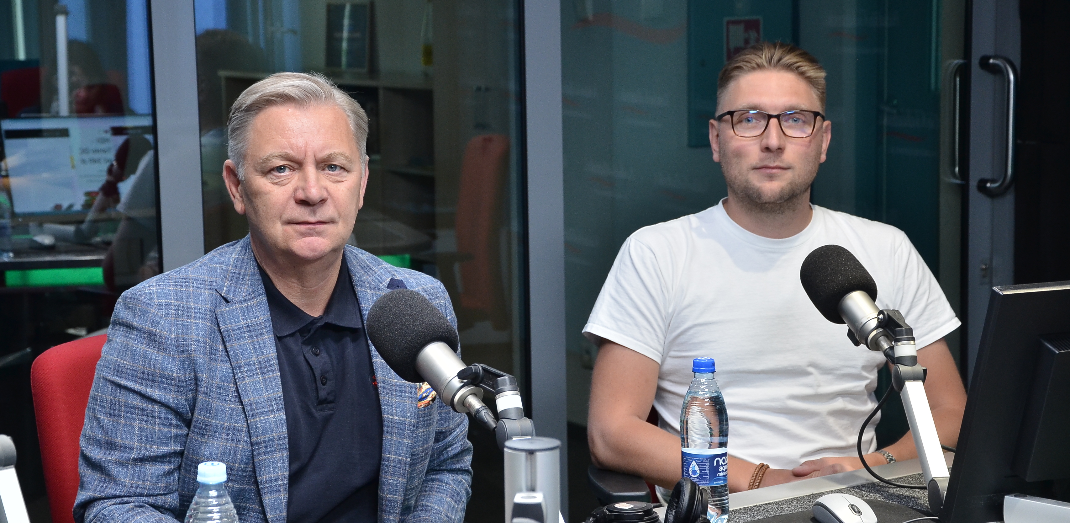 Roman Walasiński i Łukasz Olechnowicz (fot. Radio Gdańsk/Adrian Kasprzycki)