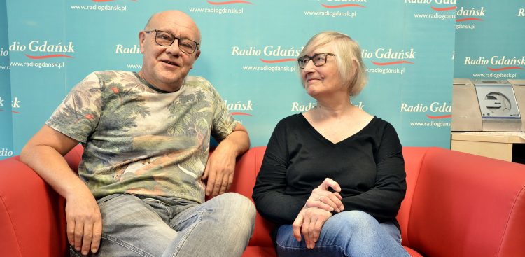 Włodzimierz Raszkiewicz i Anna Sobecka (fot. Radio Gdańsk/Piotr Puchalski)