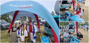 Ekipa Radia Gdańsk nadaje z serca Kaszub. Trwa XXVI Światowy Zjazd Kaszubów w Szemudzie (fot. Radio Gdańsk/Katarzyna Nowak)