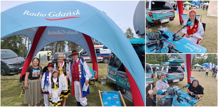 Ekipa Radia Gdańsk nadaje z serca Kaszub. Trwa XXVI Światowy Zjazd Kaszubów w Szemudzie (fot. Radio Gdańsk/Katarzyna Nowak)