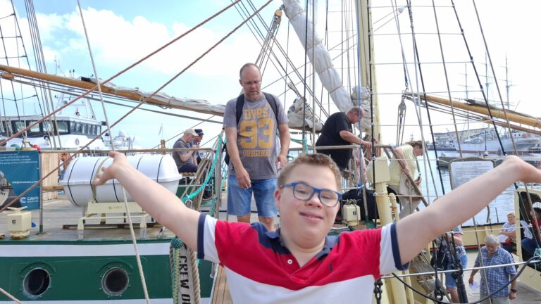 Zaczyna się 19. rejs integracyjny „Zobaczyć Morze”, 26.07.2025 r. (fot. Radio Gdańsk/Anna Rębas)