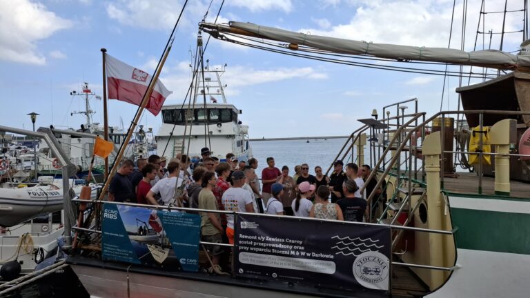 Zaczyna się 19. rejs integracyjny „Zobaczyć Morze”, 26.07.2025 r. (fot. Radio Gdańsk/Anna Rębas)