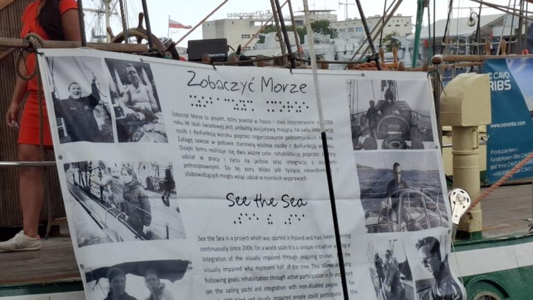 Zaczyna się 19. rejs integracyjny „Zobaczyć Morze”, 26.07.2025 r. (fot. Radio Gdańsk/Anna Rębas)