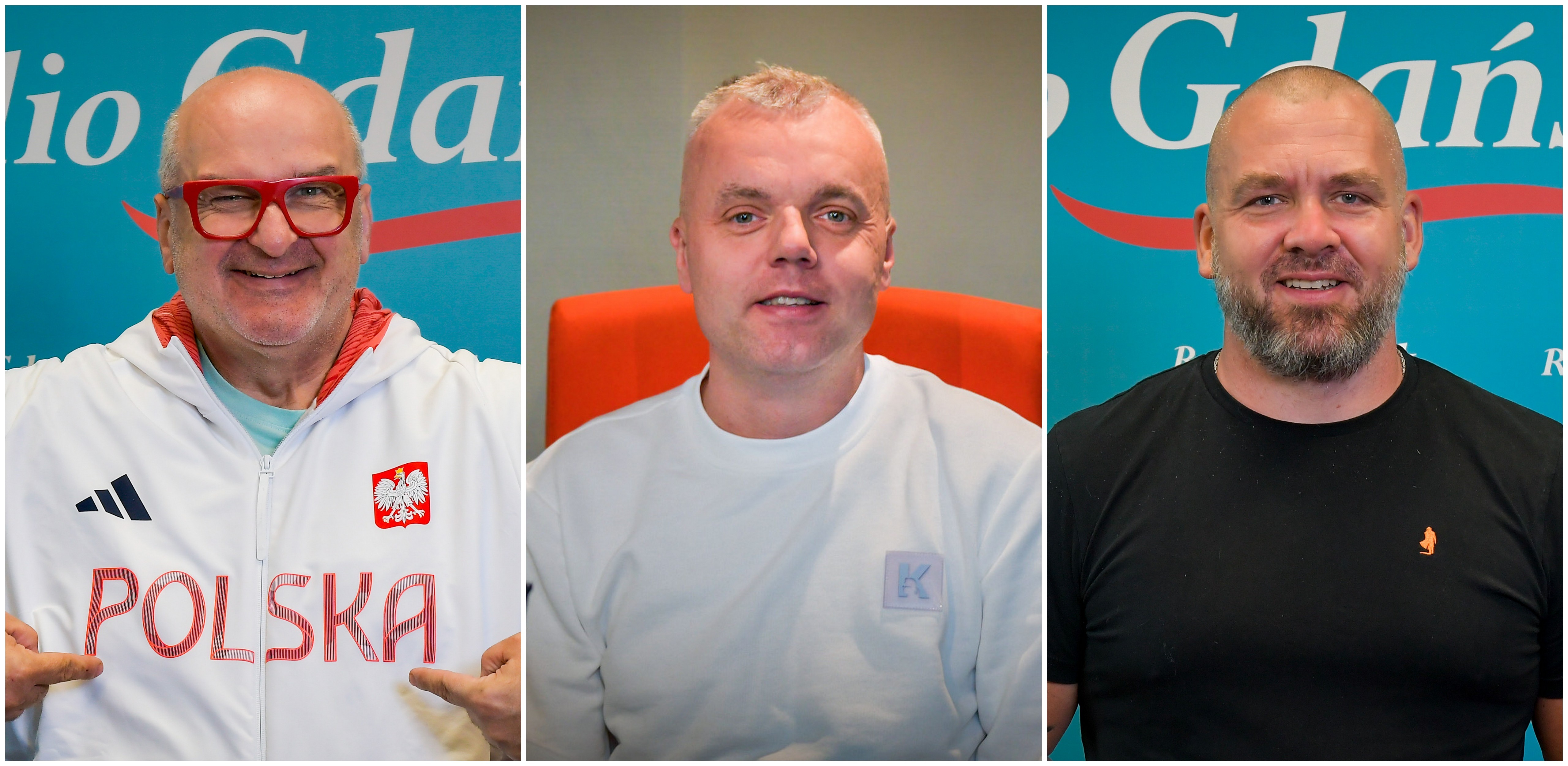 Krzysztof Szulborski, Łukasz Lewandowski i Dominik Karpik (fot. Radio Gdańsk/Pola Malańska)