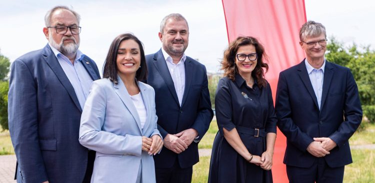 Konferencja ws. rządowego dofinansowania inwestycji drogowych w Gdańsku i Gdyni (fot. P. Wittman/gdansk.pl)