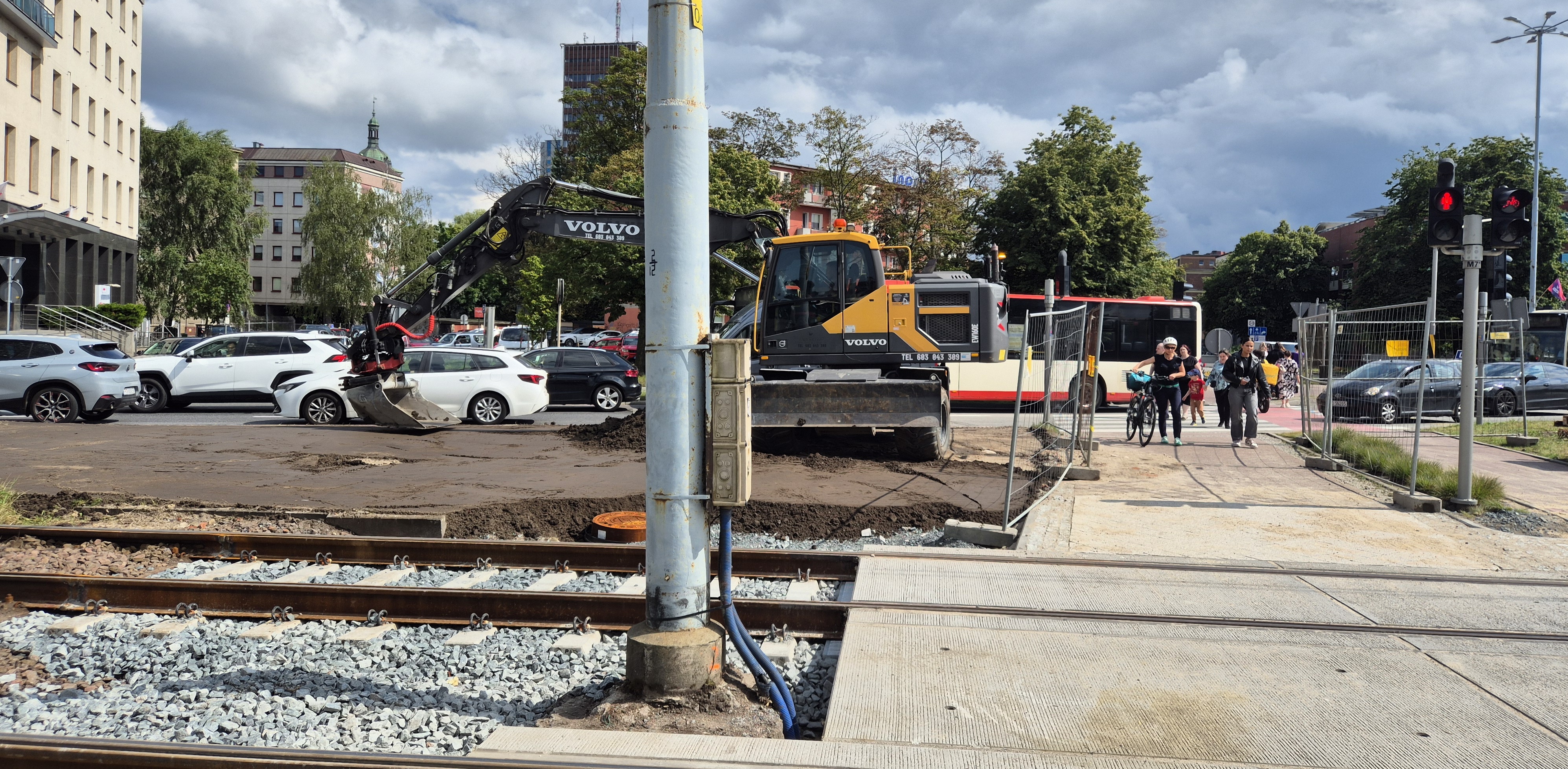 Remont przejazdu torowego na Błędniku (Fot. Radio Gdańsk/Joanna Matuszewska)