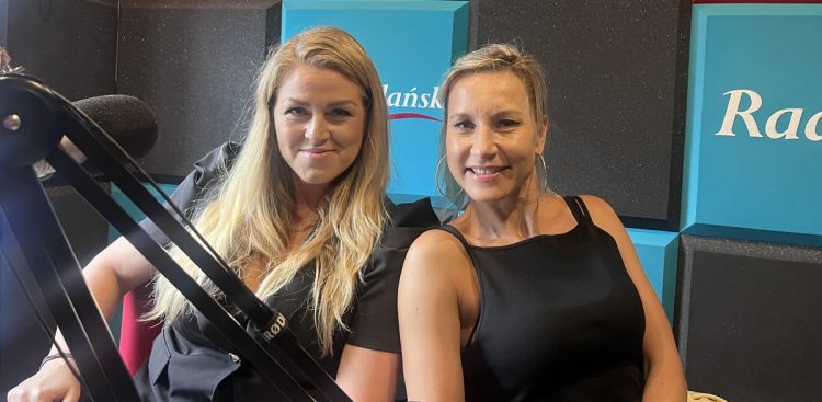 Agnieszka Łabuda-Wiatr i Katarzyna Wyporska-Wawrzczak (fot. Radio Gdańsk/Joanna Merecka-Łotysz)