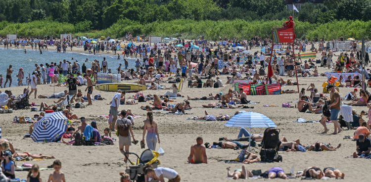 Plaża w Sopocie (fot. KFP/Jerzy Bartkowski)