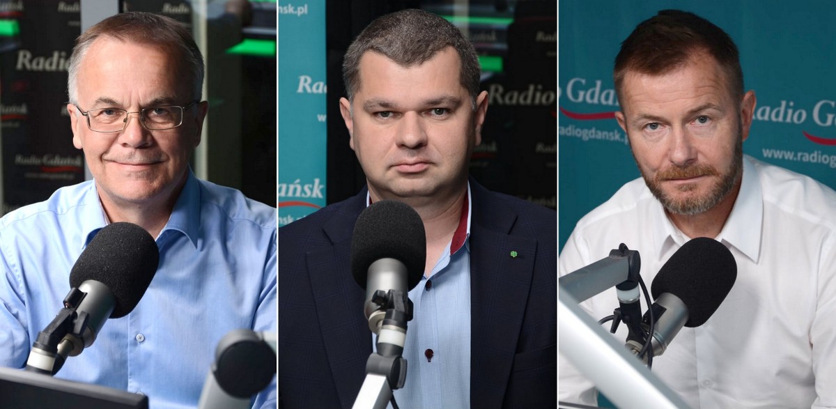 Jarosław Sellin, Adam Gawrylik, Ryszard Świlski (fot. Radio Gdańsk/Adrian Kasprzycki)