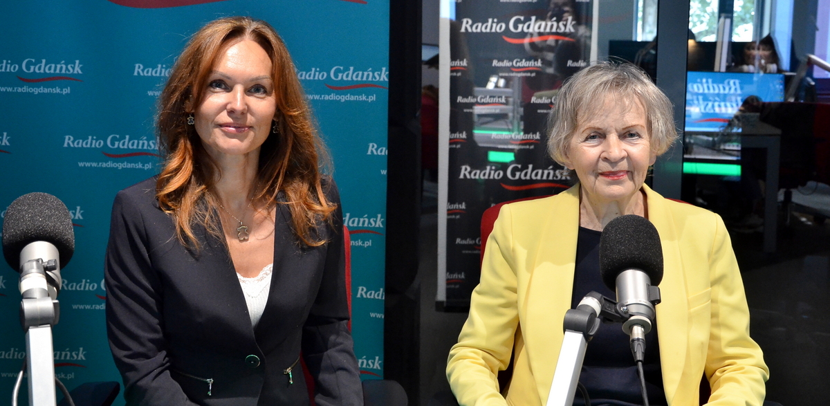 Joanna Bojarska, Anna Zielińska-Głębocka (fot. Radio Gdańsk/Martyna Krawcewicz)