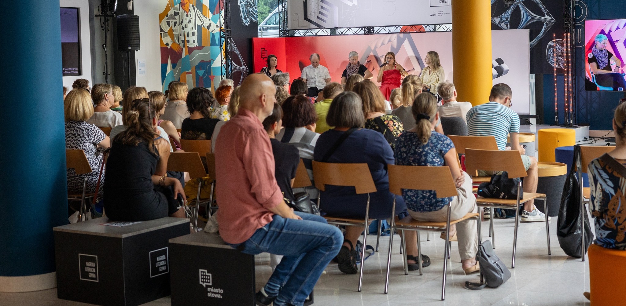 Festiwal Miasto Słowa w 2024 roku (fot. nagrodaliterackagdynia.pl)